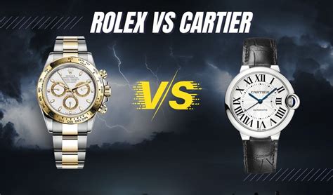 cartier vs rolex watches